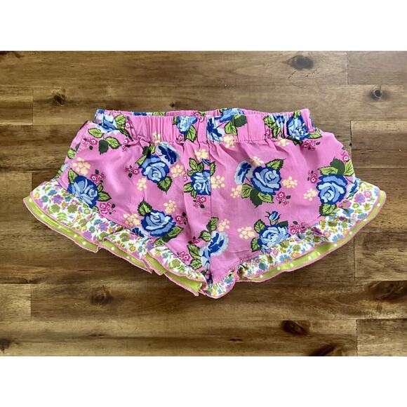 Matilda Jane Brilliant Daydream Clear Visionary Shorts Floral Ruffle Pink Blue - Picture 7 of 8